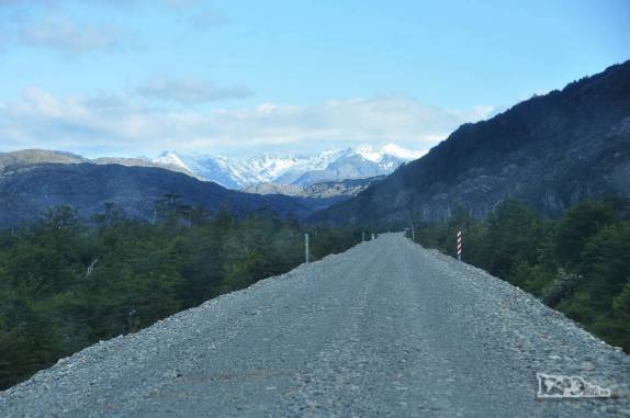 Carretera Austral na região de Villa O'Higgins, no sul do Chile